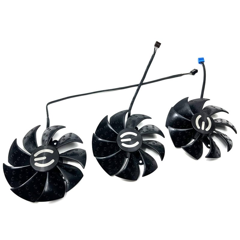 LTANDBR 87MM PLD09220S12H RTX3080 RTX3070 Graphics Card Fan Replacement for EVGA GeForce RTX 3070 3080 TI 3090 FTW3 Cooler Fan (Black 3-Fan) - Image 4